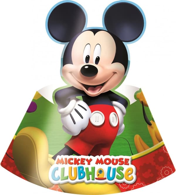 Musse Partyhatt 6 Pack