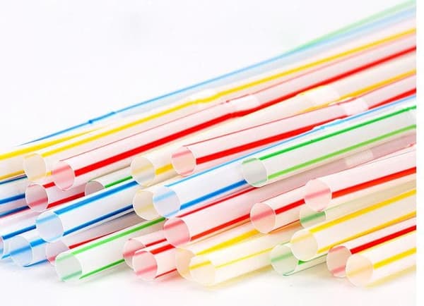 500 flexible straws - Multicolored