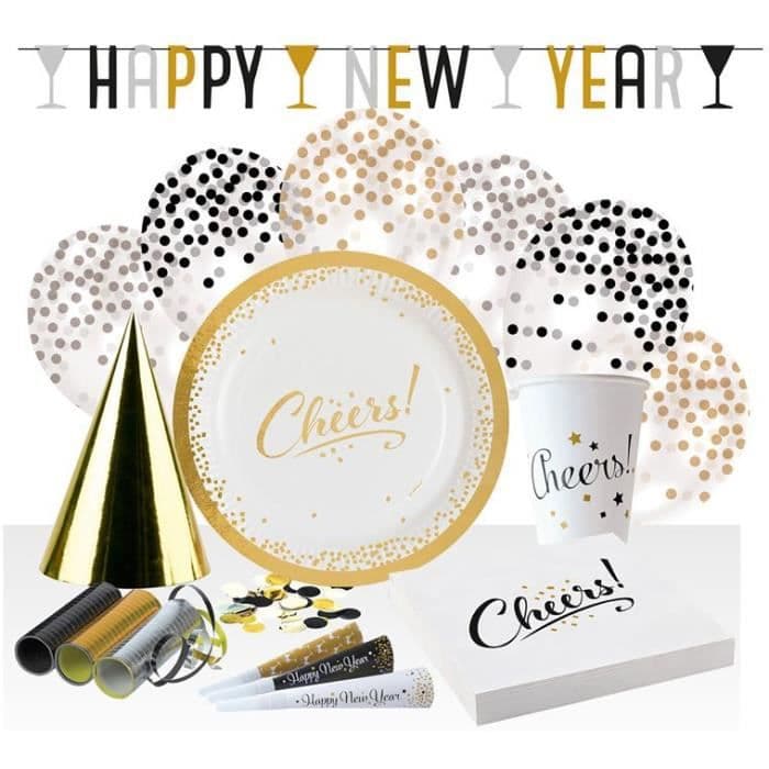 Golden Wishes Party Kit 54 stycken
