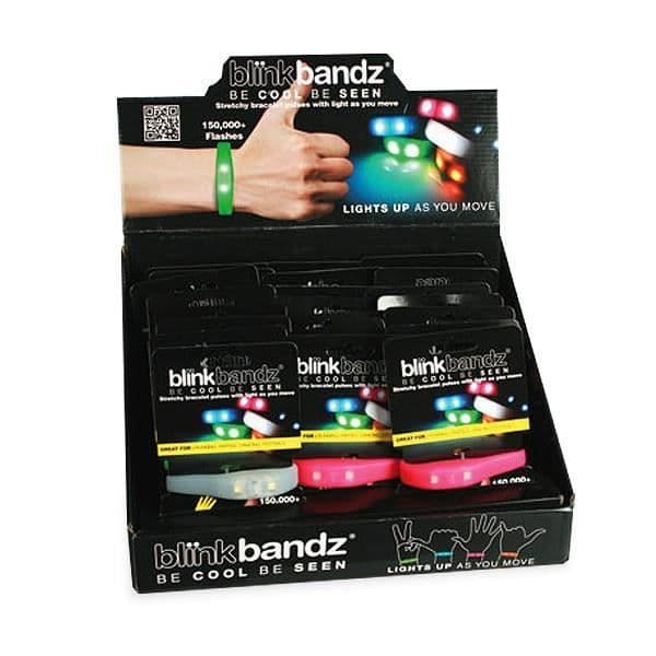 Luminöst armbandsband i silikon - EUROWEB - Festartikel i färg - Orange - 2 mini-LED-lampor