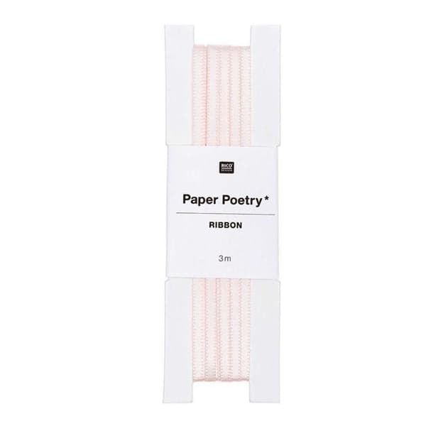 3 m puderrosa satinband