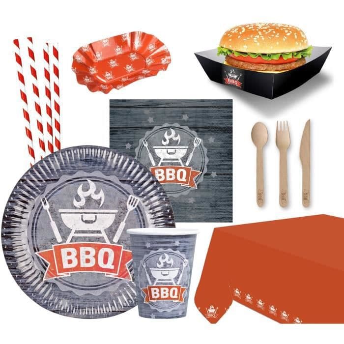 AMSCAN BBQ Paper Party Kit