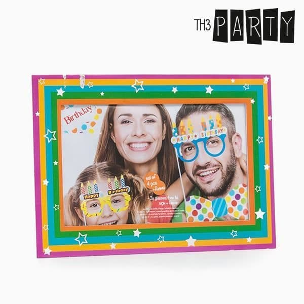 Photobooth rekvisita (paket med 5) - Rolig fotofest