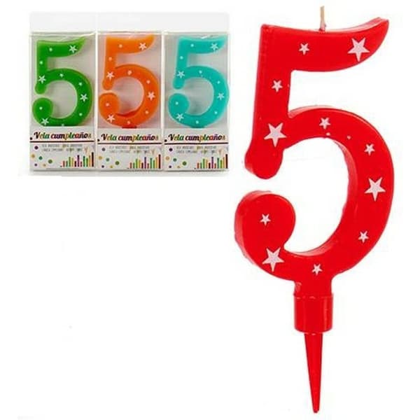 Kynttilä Numerot 5 (12 osaa)