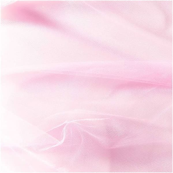 Rulle tyll 50 cm x 5 m - rosa