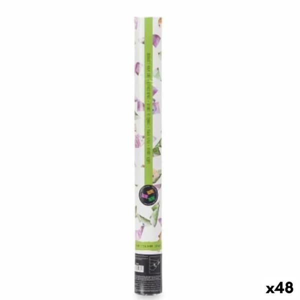 Konfetti kanon Euros Multifarvet Papir 5 x 48,5 x 5 cm (48 enheder)