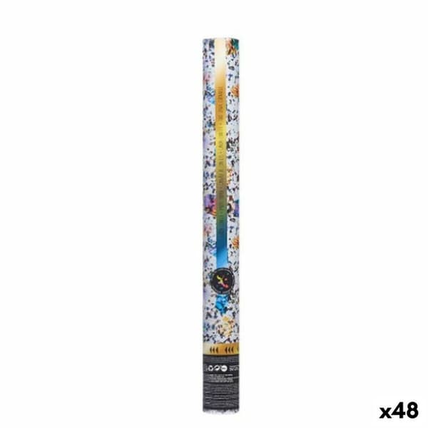 Konfetti kanon Multifarvet Papir Pap Plastik 5 x 78,5 x 5 cm (48 enheder)