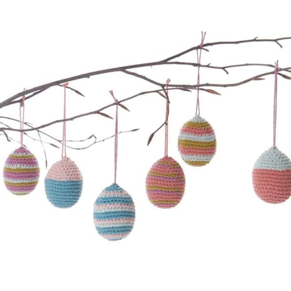 Crochetkit - Rico Design - Ricorumi - Pastellägg - 15 delar - Inkluderade instruktioner