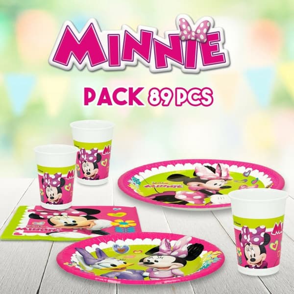 Festförråd - set Minnie Mouse Happy Deluxe 89 Delar 16