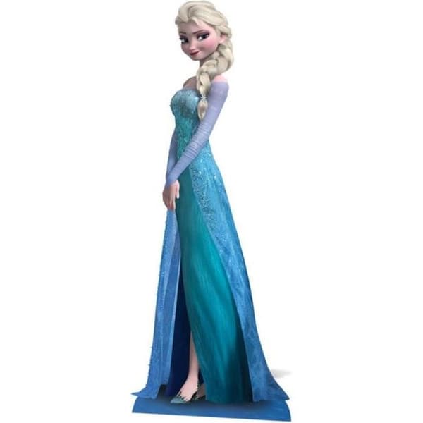 Figurin - Disney - Elsa - Jätte - Dekorativ - Kartong