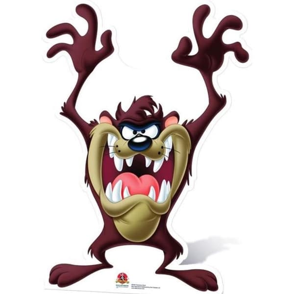 Jättekartongfigur Taz "©Looney Toons" 87 Cm
