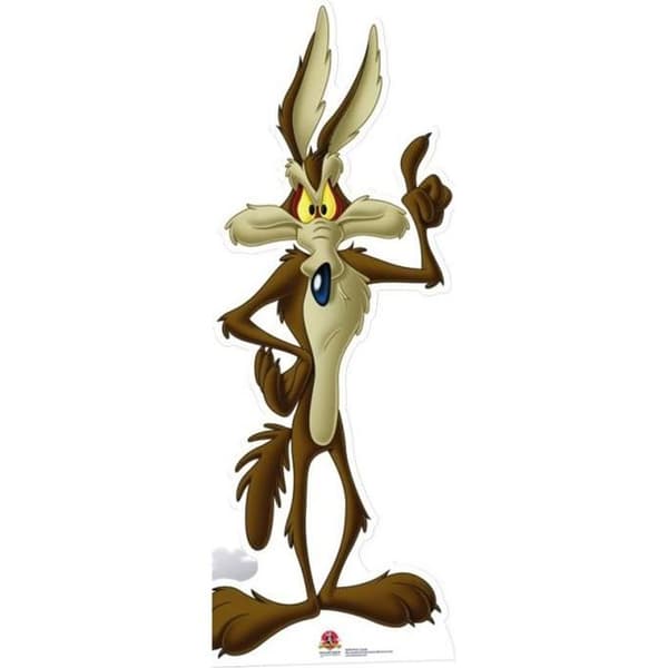 Jätte pappfigur prärievargen "©looney toons" 144 cm