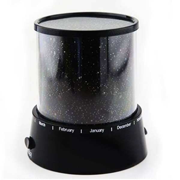 Star Night Lamp - Cosmos Master - LED - Svart - Romantisk - Julklapp