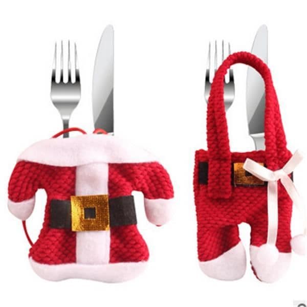 Festdekoration - Julgran - 2 Pcs - Röd - Inomhus - Matsal