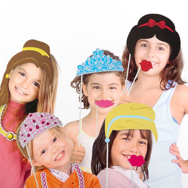 Prinsessan Varusteet Hassuihin Kuviin (12 kpl pakkaus)
