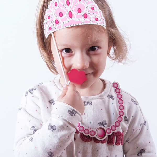 Prinsessan Varusteet Hassuihin Kuviin (12 kpl pakkaus)