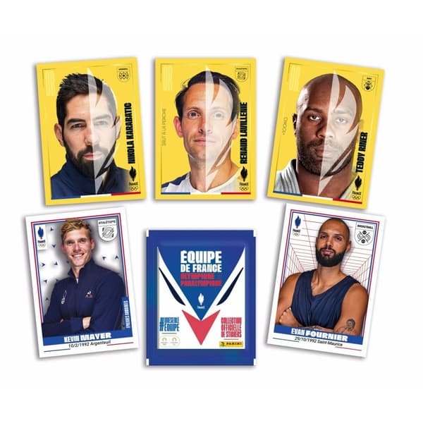 Tarrat Panini Olympique France 7 Kappaletta