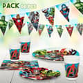 Miniatyrbilde 4 av 4: Partysett The Avengers 66 Deler