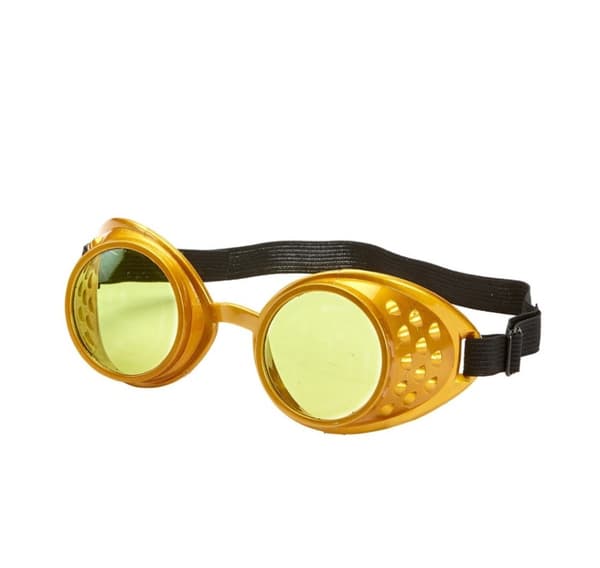 Briller Steampunk Gold