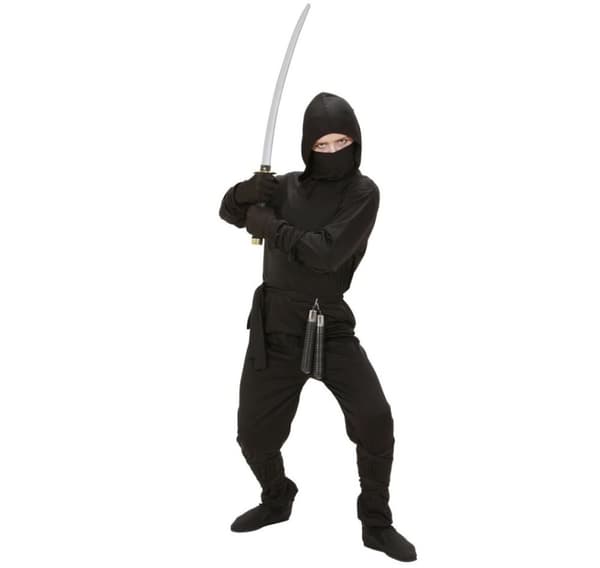 Børnekostume 'ninja' 140cm