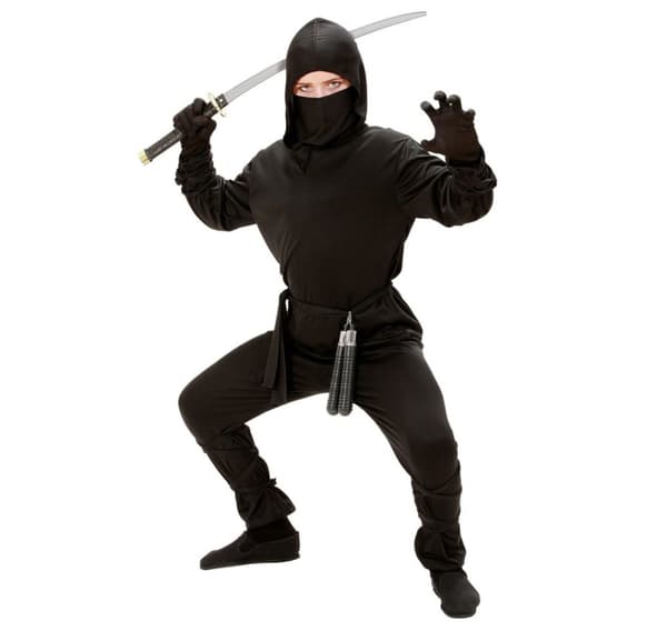 Børnekostume 'ninja' 140cm
