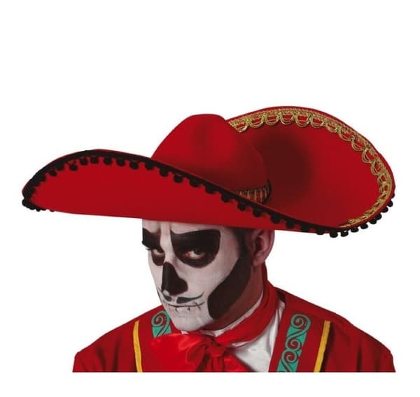 Sombrero rød Mexico