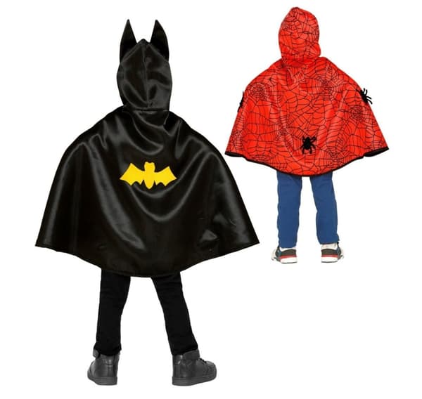 Hold Batman/Spiderman dobbeltsidet 3-5 år