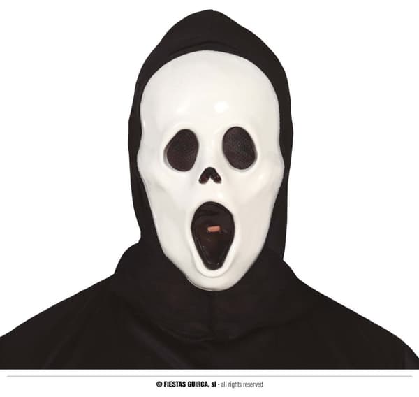 Maske Skrig med hætte