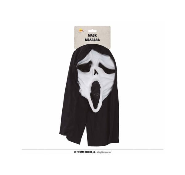 Maske Skrig med hætte