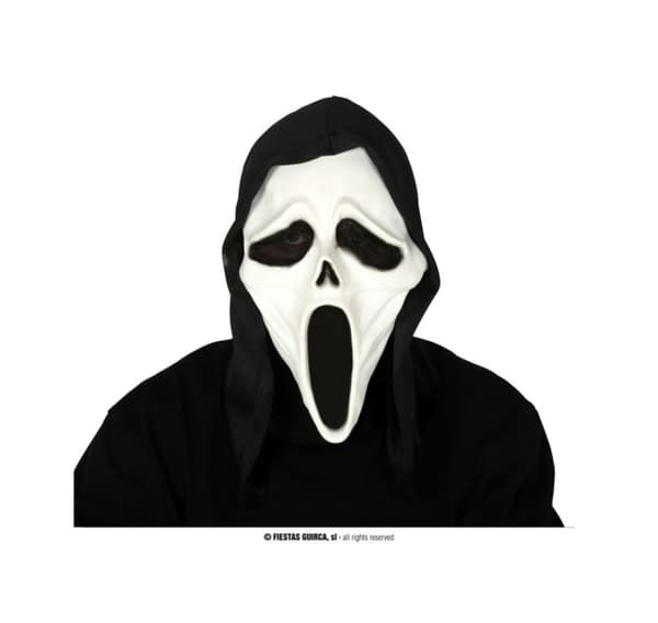 Maske Skrig med hætte