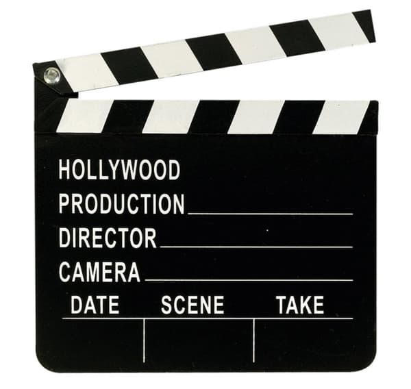 Director's Clapboard Hollywood