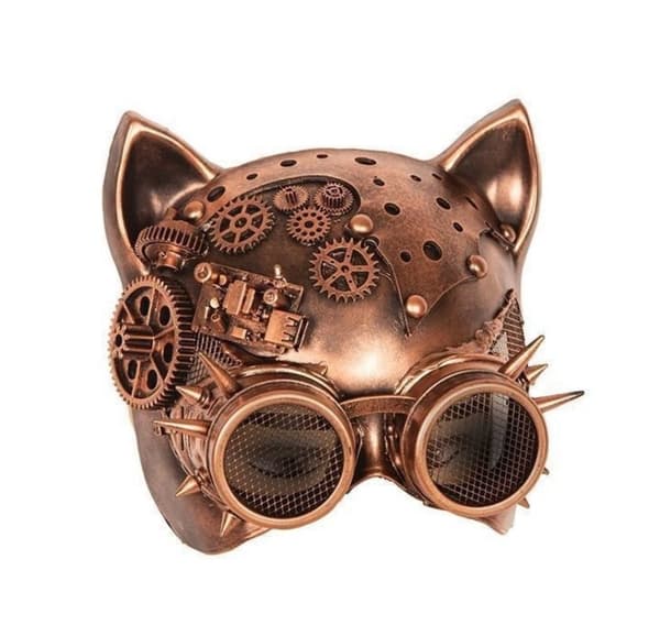 Mask Steampunk katt