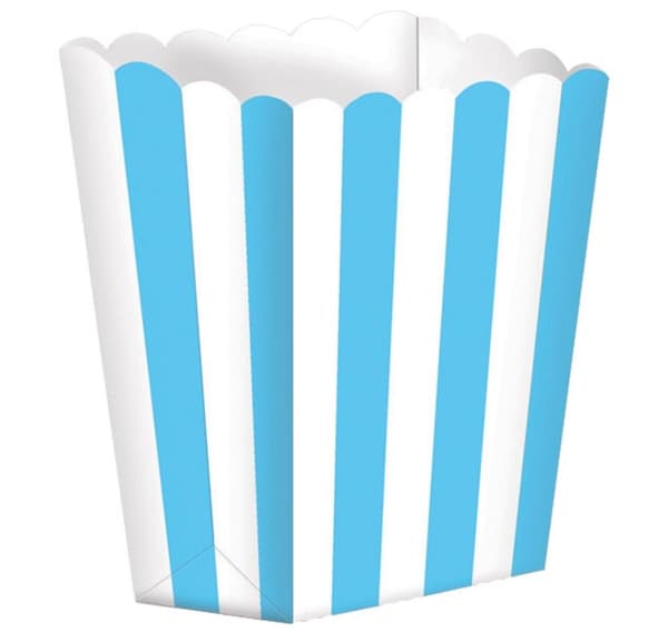 Popcorn kopper caribisk blå (6,3*13,4*3,8cm), 5 stk.