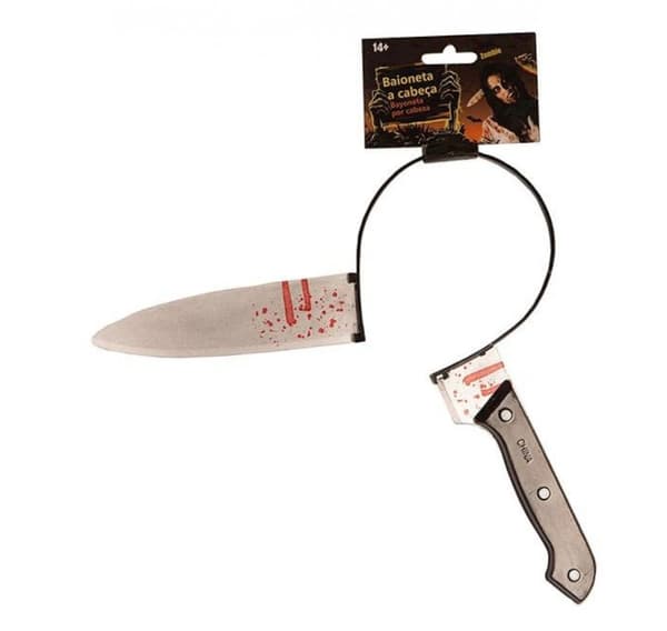 Pannebånd Kniv gjennom hodet