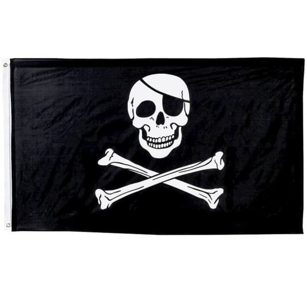 Piratflagga 90 x 150 cm