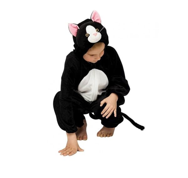 Barnekostyme Cat black (104 cm)