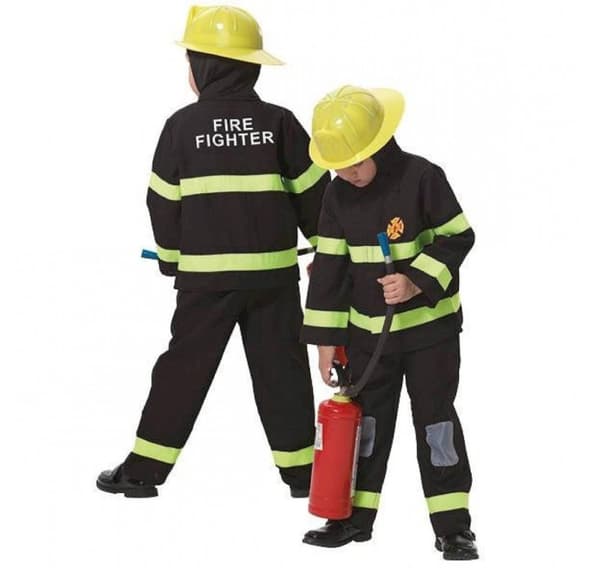 Lasten asu Firefighter (116 cm)