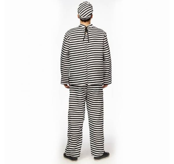 Kostym fånge + hatt