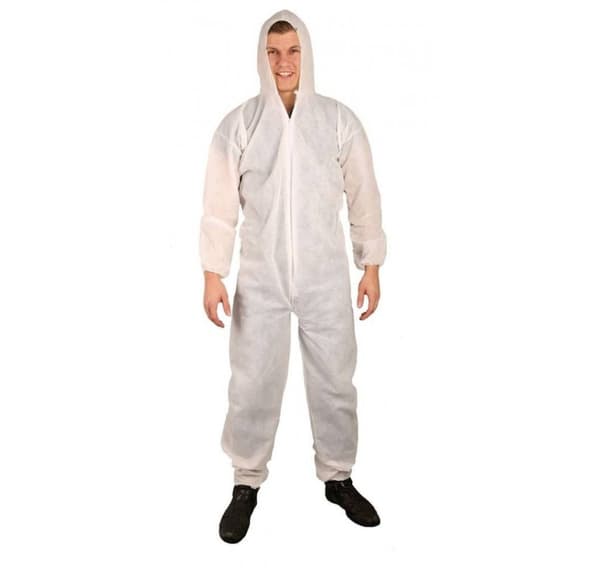 Hvid jumpsuit