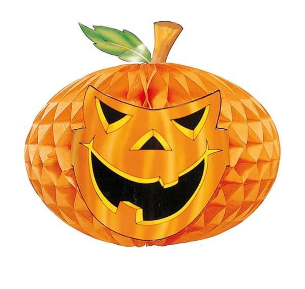 Pappersdekoration 'Honeycomb Pumpkin'
