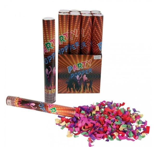Firecracker, assorteret papir, 40 cm