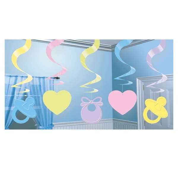 Dekor 'Swirl Baby Shower' 61 cm