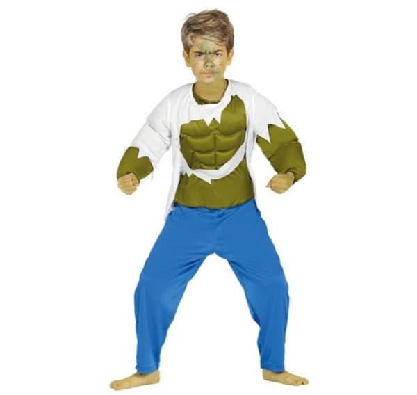 Lasten puku "Hulk" (7-9 vuotta)