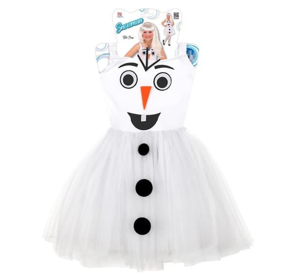 Barnekostyme Snømann (Tutu-kjole)