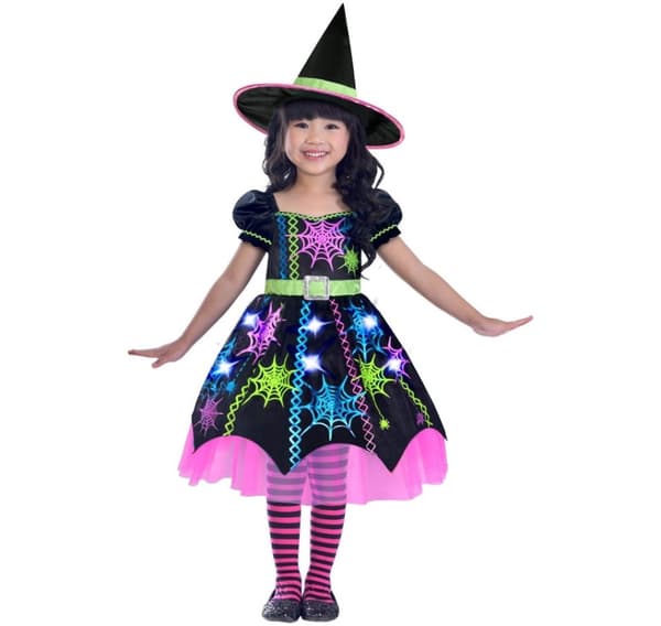 Børnekostume Spider Witch 3-4y (104 cm)