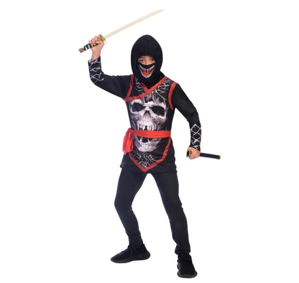 Barnedrakt Ninja 12-14 år (158 cm)