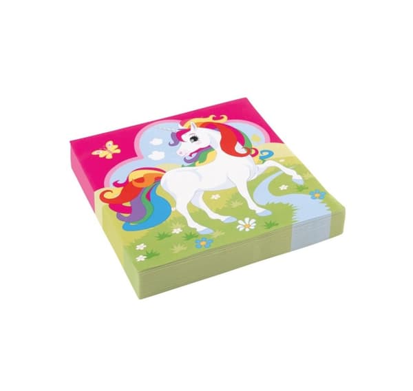 Underlägg 'Unicorn' 33*33cm, 20 st i förpackning