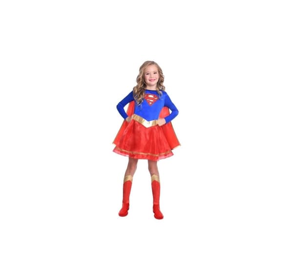 Lasten puku "Supergirl" 8-10 vuotta