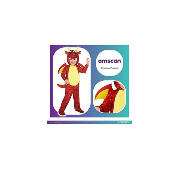 Børnekostume Drage (3-4 år)
