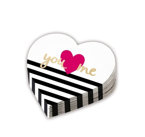 Servietter Heart Everyday Love, pakke med 12 stk